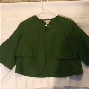 Green Cropped jacket